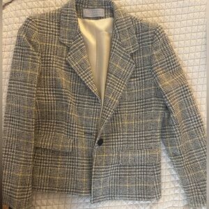 Plaid with Yellow Accent Suit Set - Evan Picone